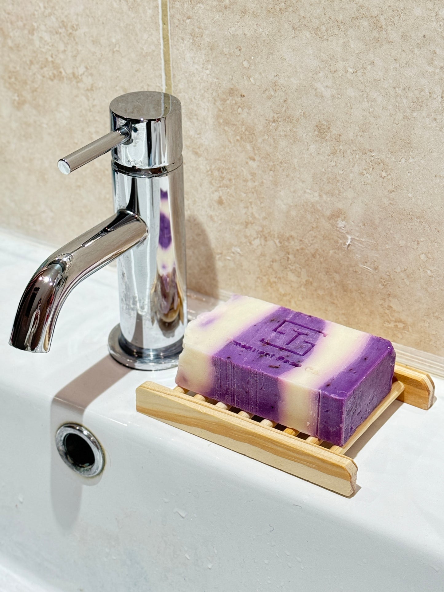 Wooden Slatted Soap Dish