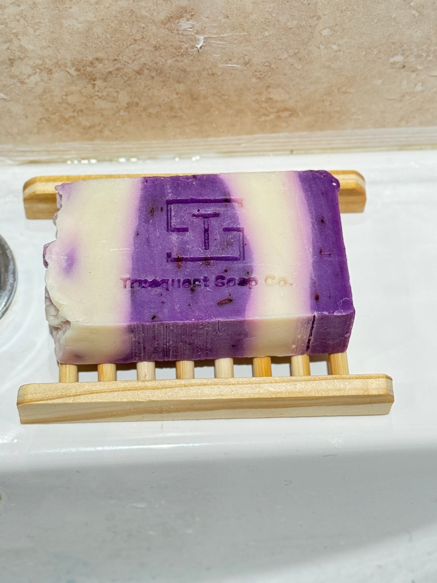 Wooden Slatted Soap Dish